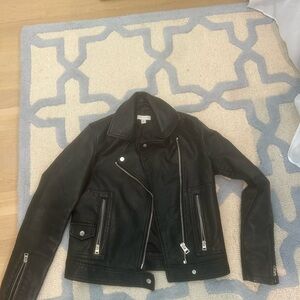 AllSaints Black Leather Jacket